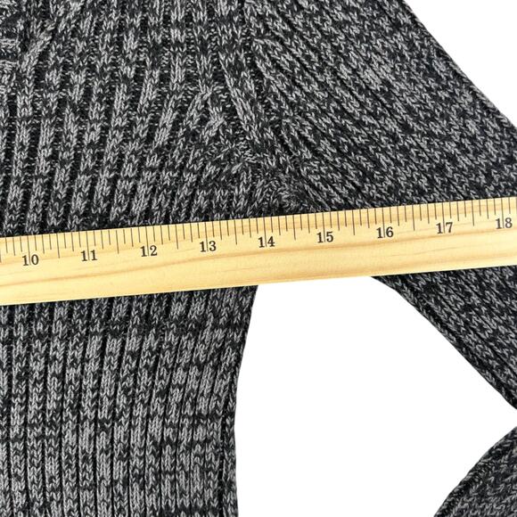 BCBGeneration - Boho - Partycore Gray Women's Deep V Neck Sweater - Size: Small - Picture 8 of 9